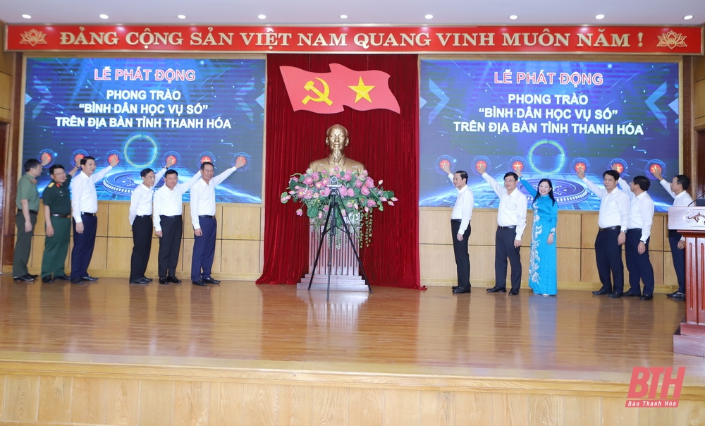 Thanh Hóa phát động phong trào “Bình dân học vụ số” trên địa bàn toàn tỉnh