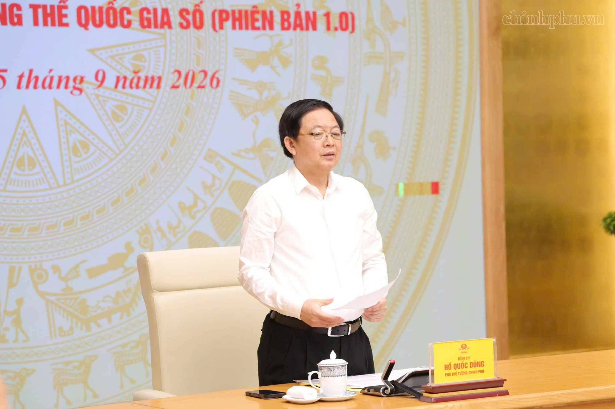 Phó Thủ tướng Hồ Quốc Dũng: Triển khai Khung kiến trúc quốc gia số thực chất, đồng bộ, hiệu quả