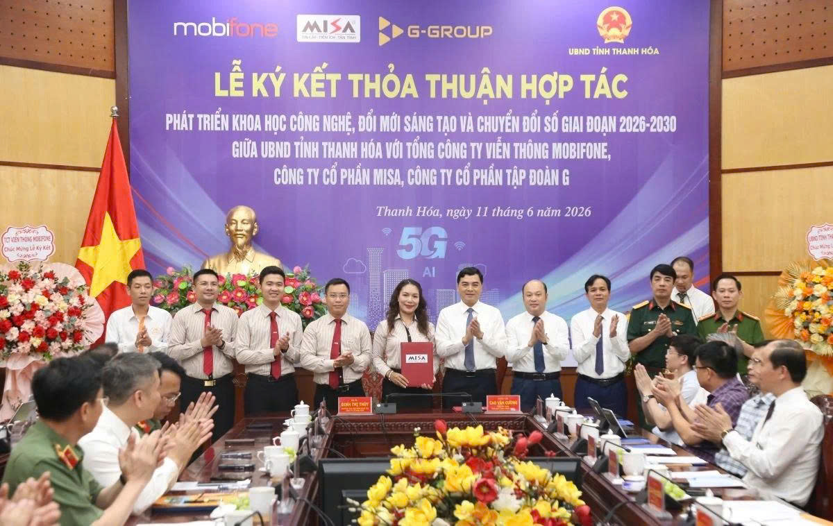 Ký kết thỏa thuận hợp tác phát triển khoa học công nghệ, đổi mới sáng tạo và chuyển đổi số